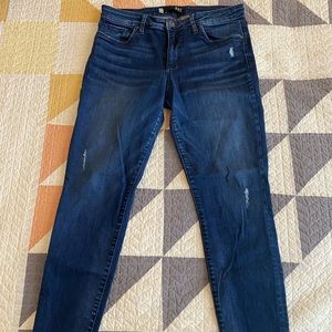Kut From The Cloth Exposed Hem Skinny Ankle Jeans